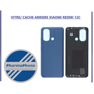 VITRE/ CACHE ARRIERE XIAOMI REDMI 12C - EMPLACEMENT: