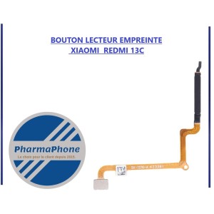 BOUTON LECTEUR EMPREINTE XIAOMI  REDMI 13C - EMPLACEMENT: