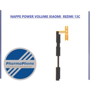 NAPPE POWER VOLUME XIAOMI  REDMI 13C- EMPLACEMENT: