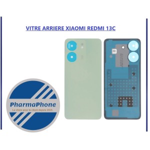 VITRE ARRIERE XIAOMI REDMI 13C - EMPLACEMENT: