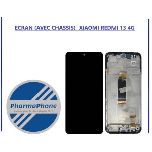 ECRAN (AVEC CHASSIS)  XIAOMI REDMI 13 4G  - EMPLACEMENT: