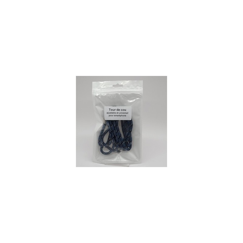 TOUR DE COU NOIR-BLEU (bicolore) NLT - EMPLACEMENT: TOUR DE COU NOIR-BLEU (bicolore) NLT - EMPLACEMENT: