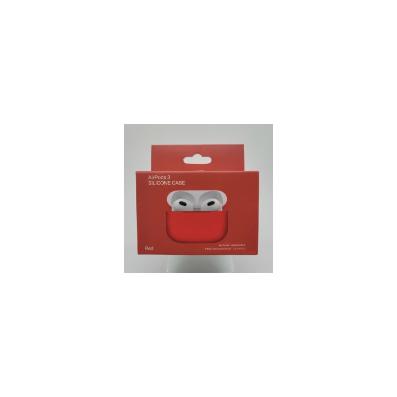 AIRPOD 3 ROUGE SILICONNE PROTECTION AIRPOD 3 ROUGE SILICONNE PROTECTION