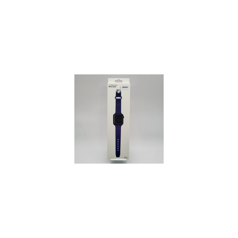 Apple I-WATCH Bracelet 38-40-41mm - BLEU MARINE  -EMPLACEMENT: