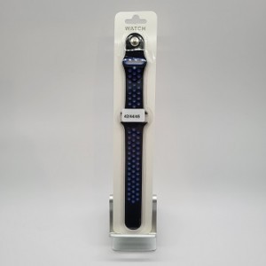 Apple I-WATCH Bracelet 42-44-45-49mm- Noir-Bleu(bicolore)  -EMPLACEMENT: