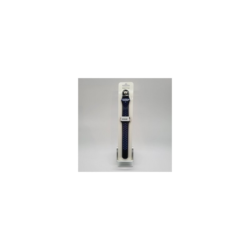 Apple I-WATCH Bracelet 42-44-45-49mm- Noir-Bleu(bicolore) -EMPLACEMENT: Apple I-WATCH Bracelet 42-44-45-49mm- Noir-Bleu(bicolore) -EMPLACEMENT: