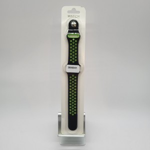 Apple I-WATCH Bracelet 42-44-45-49mm- Noir-Vert(bicolore) -EMPLACEMENT:
