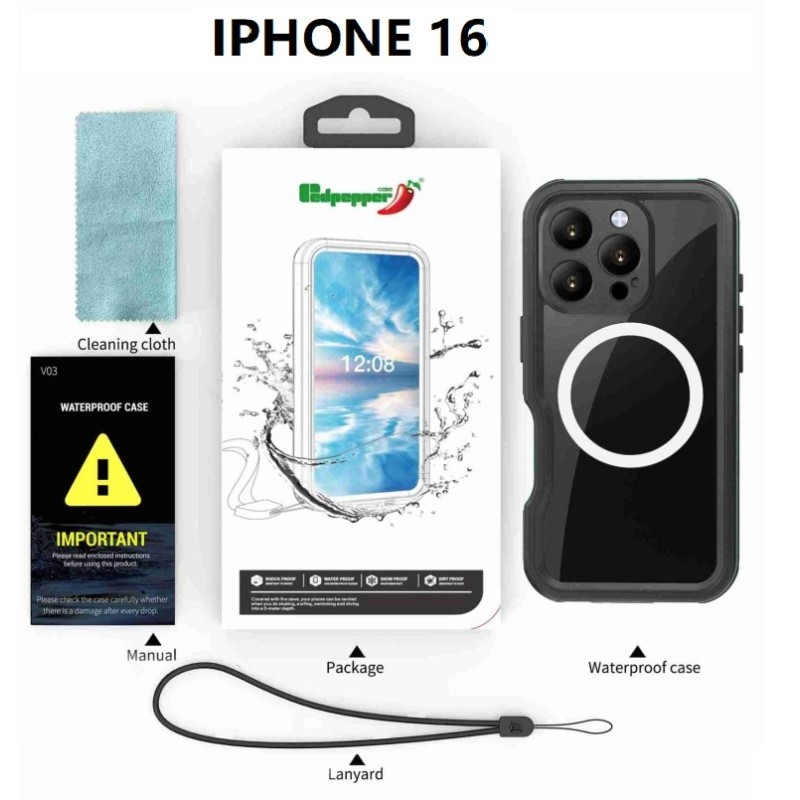 WATER-PROTECTION MAGSAFE IPHONE 16 WATER-PROTECTION MAGSAFE IPHONE 16