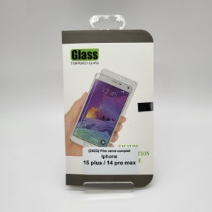Verre trempé Complet Iphone 14 PRO MAX/ 15 PLUS/ 16 PLUS 