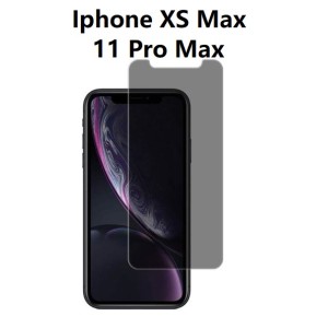 Verre Anti-Espion (fumé)  Iphone   - EMPLACEMENT :