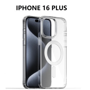 IPHONE 16 PLUS SILICONNE MAGSAFE TRANSPARENT