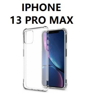 IPHONE 13 PRO MAX SILICONNE 4 COIN RENFORCE TRANSPARENT