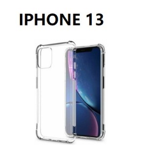 IPHONE 13 SILICONNE 4 COIN RENFORCE TRANSPARENT
