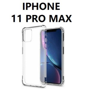 IPHONE 11 PRO MAX SILICONNE 4 COIN RENFORCE TRANSPARENT