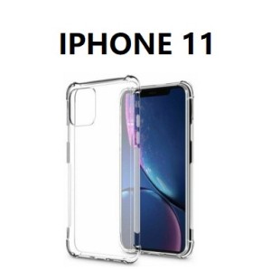 IPHOINE 11 SILICONNE 4 COIN RENFORCE TRANSPARENT