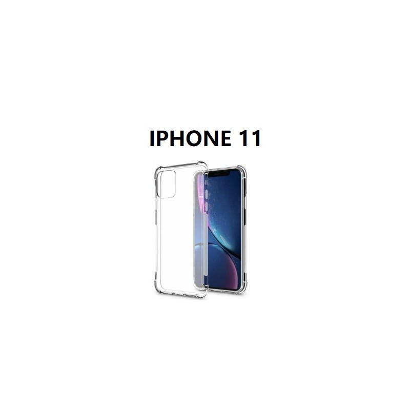 IPHOINE 11 SILICONNE 4 COIN RENFORCE TRANSPARENT