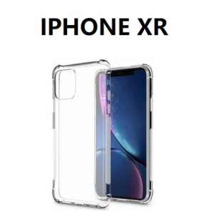 IPHONE XR SILICONNE 4 COIN RENFORCE TRANSPARENT