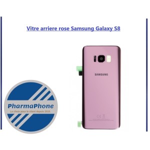 Vitre arriere rose Samsung Galaxy S8- EMPLACEMENT: Z2-R15-53