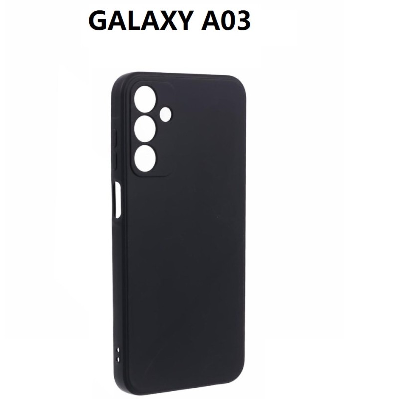 SILICONNE SIMPLE NOIR GALAXY A03
