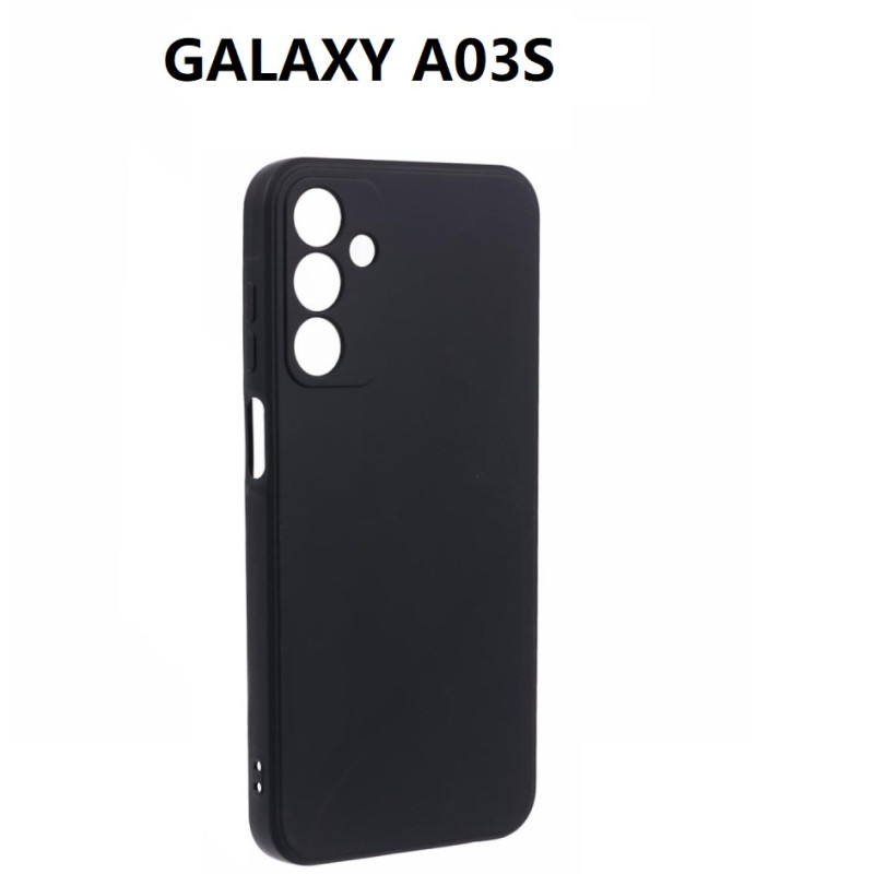 SILICONNE SIMPLE NOIR GALAXY A03S