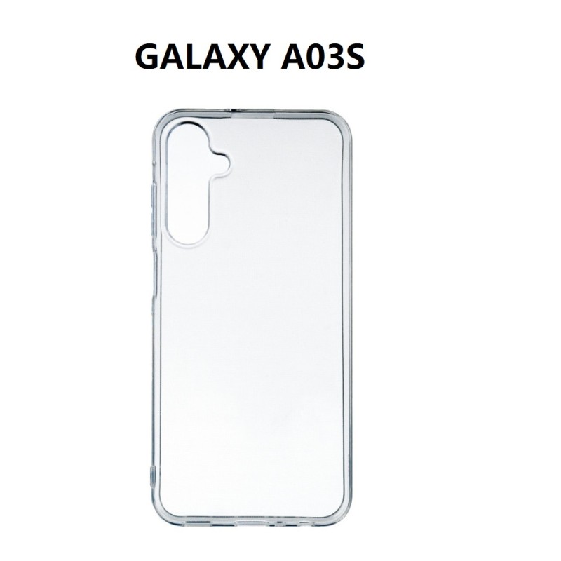 SILICONNE SIMPLE GALAXY A03S TRANSPARENT SILICONNE SIMPLE GALAXY A03S TRANSPARENT