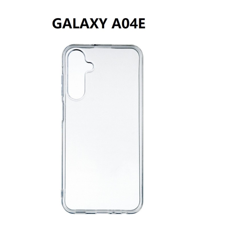 SILICONNE SIMPLE GALAXY A04E TRANSPARENT SILICONNE SIMPLE GALAXY A04E TRANSPARENT