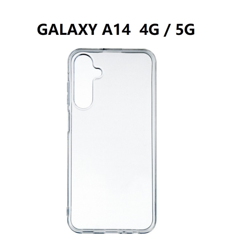 SILICONNE SIMPLE GALAXY A14 TRANSPARENT