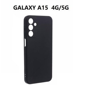 SILICONNE SIMPLE NOIR GALAXY A15