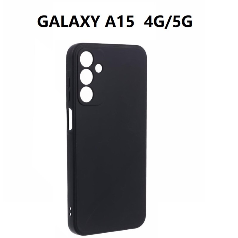 SILICONNE SIMPLE NOIR GALAXY A15
