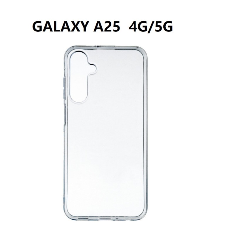 SILICONNE SIMPLE GALAXY A25 TRANSPARENT SILICONNE SIMPLE GALAXY A25 TRANSPARENT