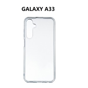SILICONNE SIMPLE GALAXY A33 TRANSPARENT
