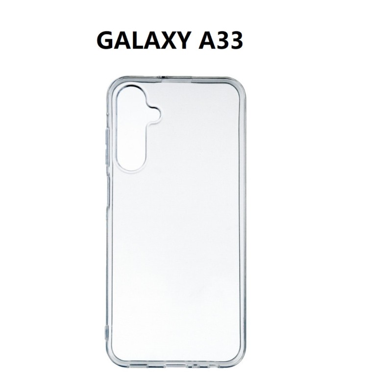 SILICONNE SIMPLE GALAXY A33 TRANSPARENT