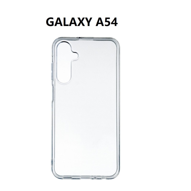 SILICONNE SIMPLE GALAXY A54 TRANSPARENT