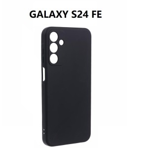 SILICONNE SIMPLE GALAXY S24 FE NOIR