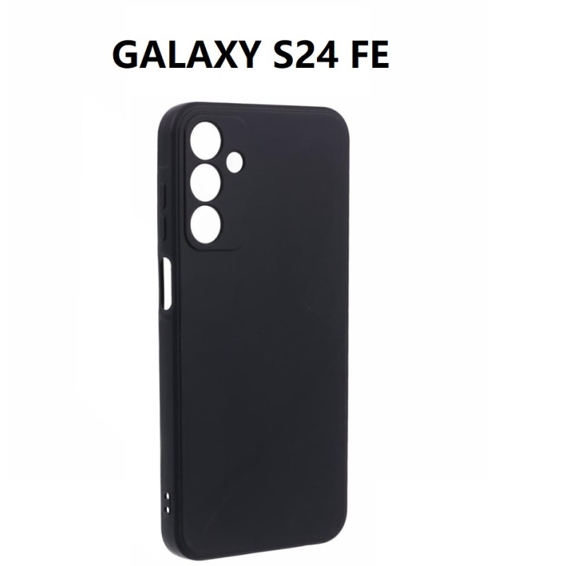 SILICONNE SIMPLE GALAXY S24 FE NOIR
