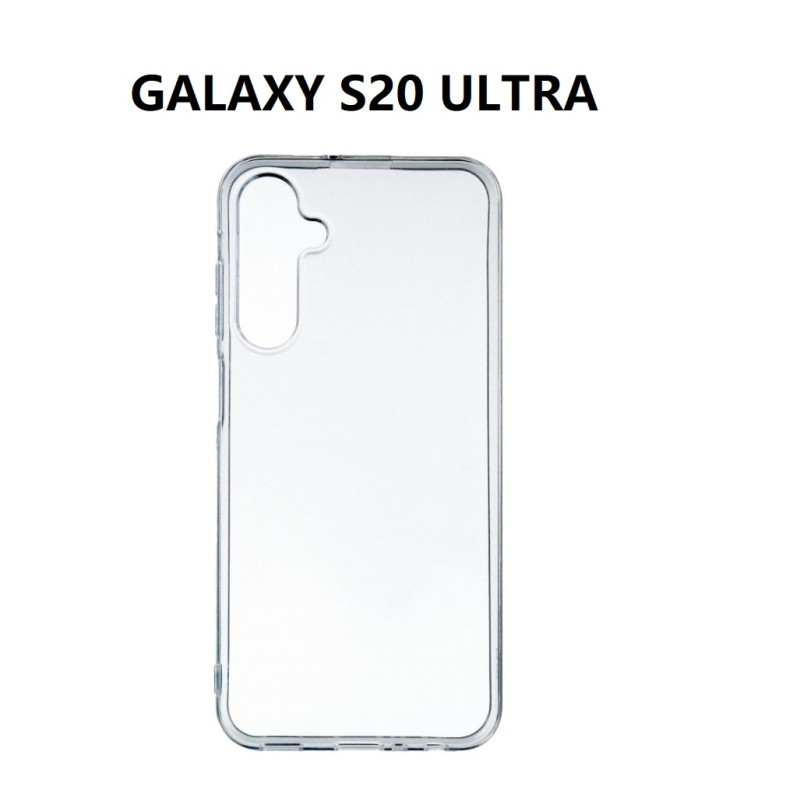 SILICONNE SIMPLE GALAXY S20 ULTRA TRANSPARENT SILICONNE SIMPLE GALAXY S20 ULTRA TRANSPARENT