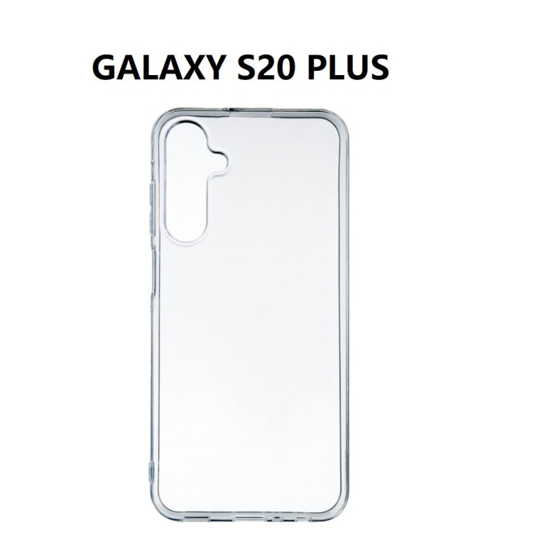 SILICONNE SIMPLE GALAXY S20 PLUS TRANSPARENT SILICONNE SIMPLE GALAXY S20 PLUS TRANSPARENT