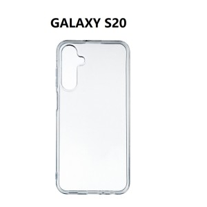 SILICONNE SIMPLE GALAXY S20 TRANSPARENT