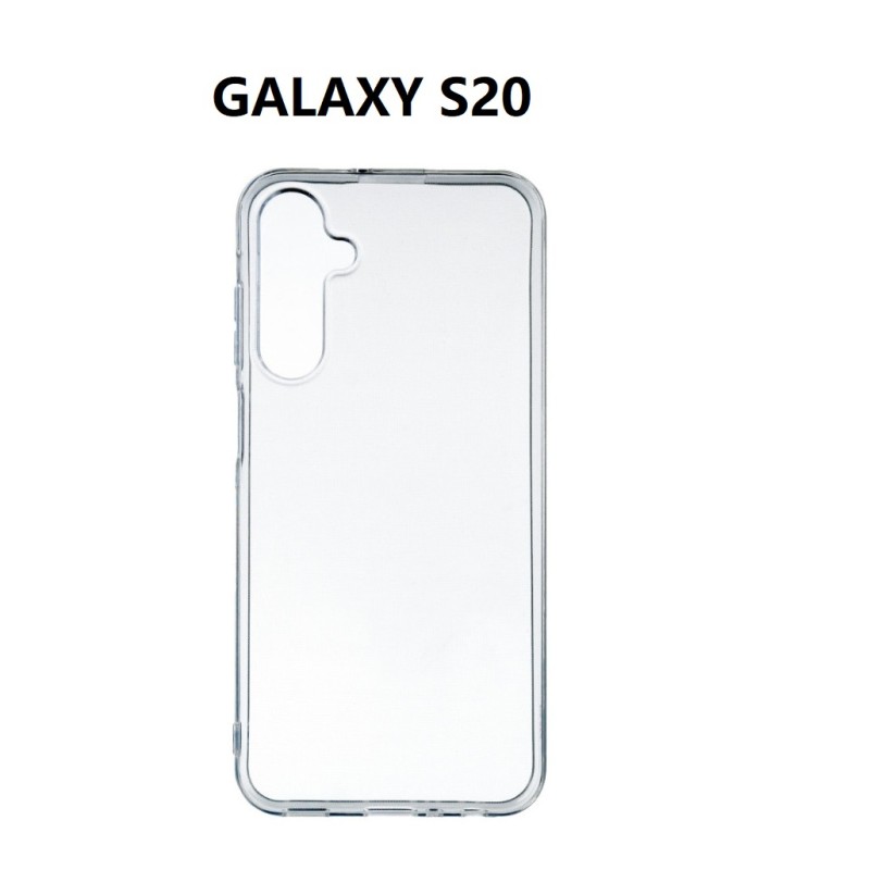 SILICONNE SIMPLE GALAXY S20 TRANSPARENT