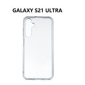 SILICONNE SIMPLE GALAXY S21 ULTRA TRANSPARENT