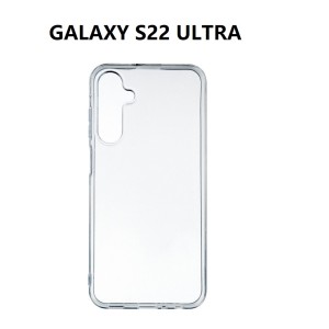 SILICONNE SIMPLE GALAXY S22 ULTRA TRANSPARENT