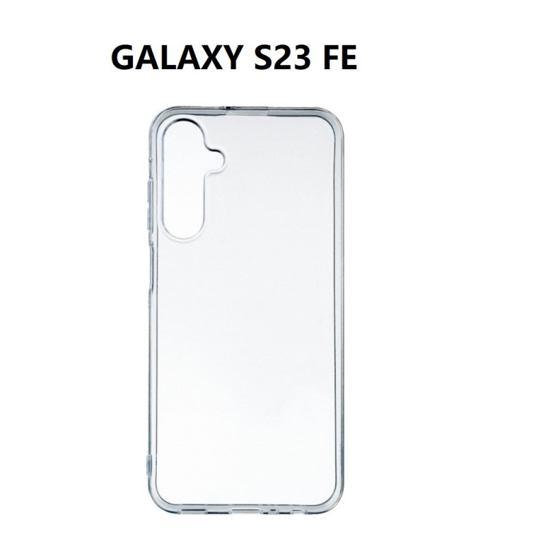 SILICONNE SIMPLE GALAXY S23 FE TRANSPARENT SILICONNE SIMPLE GALAXY S23 FE TRANSPARENT