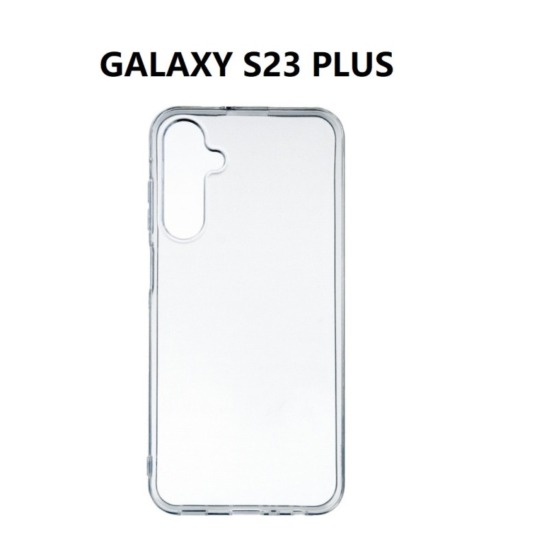 SILICONNE SIMPLE GALAXY S23 PLUS TRANSPARENT SILICONNE SIMPLE GALAXY S23 PLUS TRANSPARENT