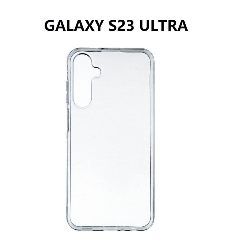 SILICONNE SIMPLE GALAXY S23 ULTRA TRANSPARENT SILICONNE SIMPLE GALAXY S23 ULTRA TRANSPARENT