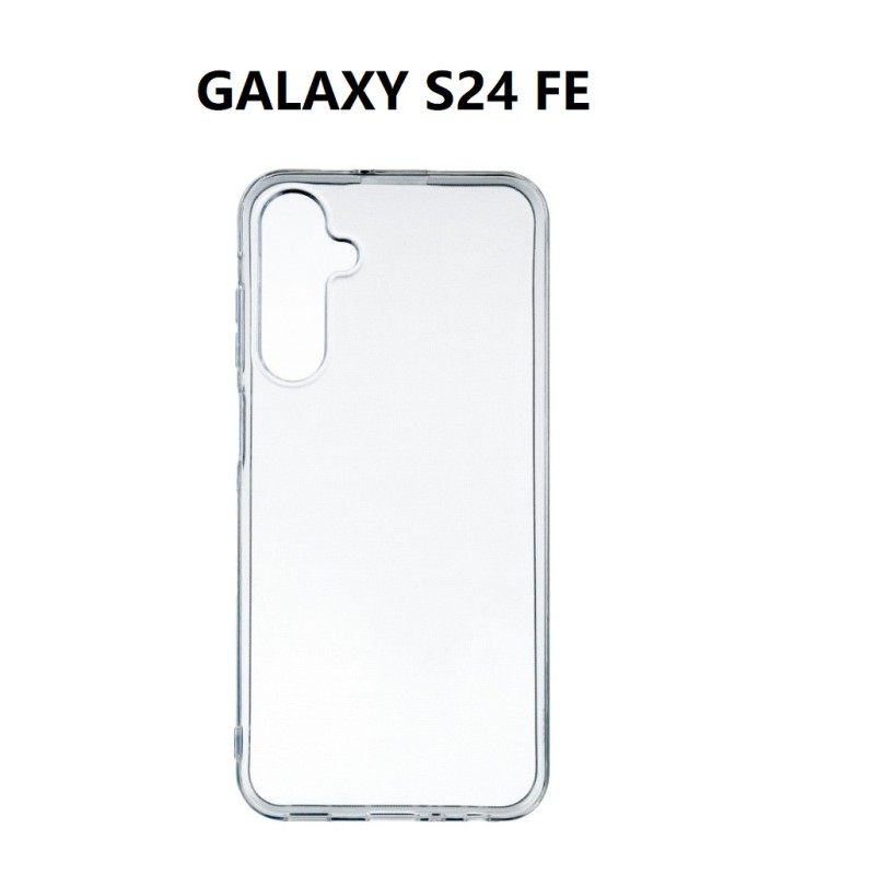 SILICONNE SIMPLE GALAXY S24 FE TRANSPARENT