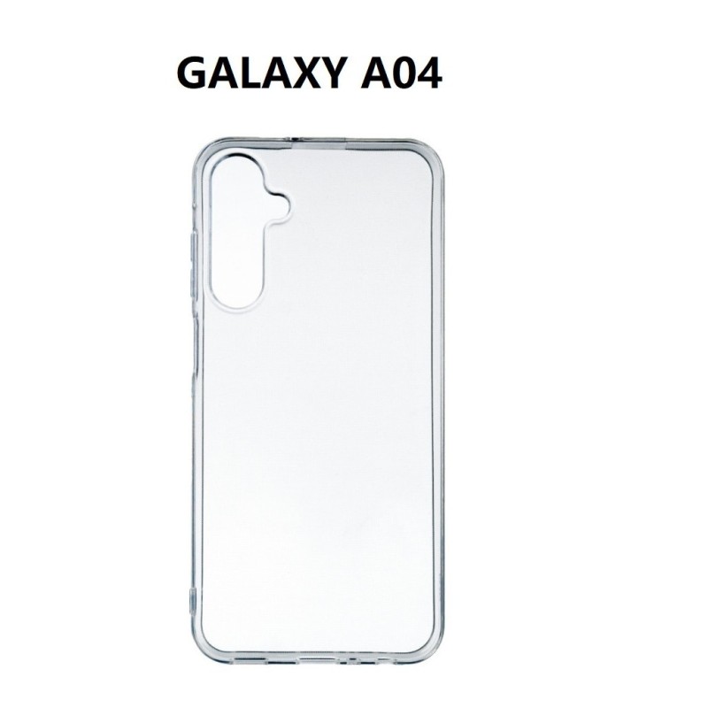 SILICONNE SIMPLE GALAXY A04 TRANSPARENT