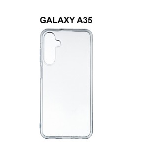 SILICONNE SIMPLE GALAXY A35 TRANSPARENT
