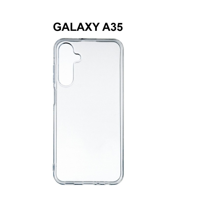 SILICONNE SIMPLE GALAXY A35 TRANSPARENT SILICONNE SIMPLE GALAXY A35 TRANSPARENT