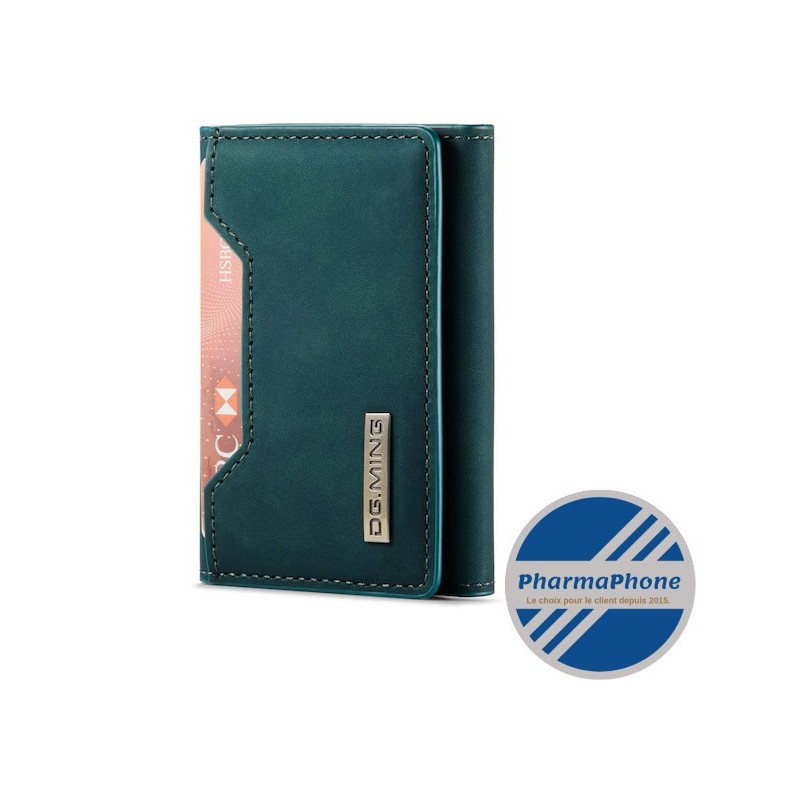 PORTE CARTE DG.MING (Simili cuir) VERT - EMPLACEMENT: Z02-B200-E01