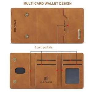 PORTE CARTE DG.MING (Simili cuir) MARRON - EMPLACEMENT: Z02-B200-E01